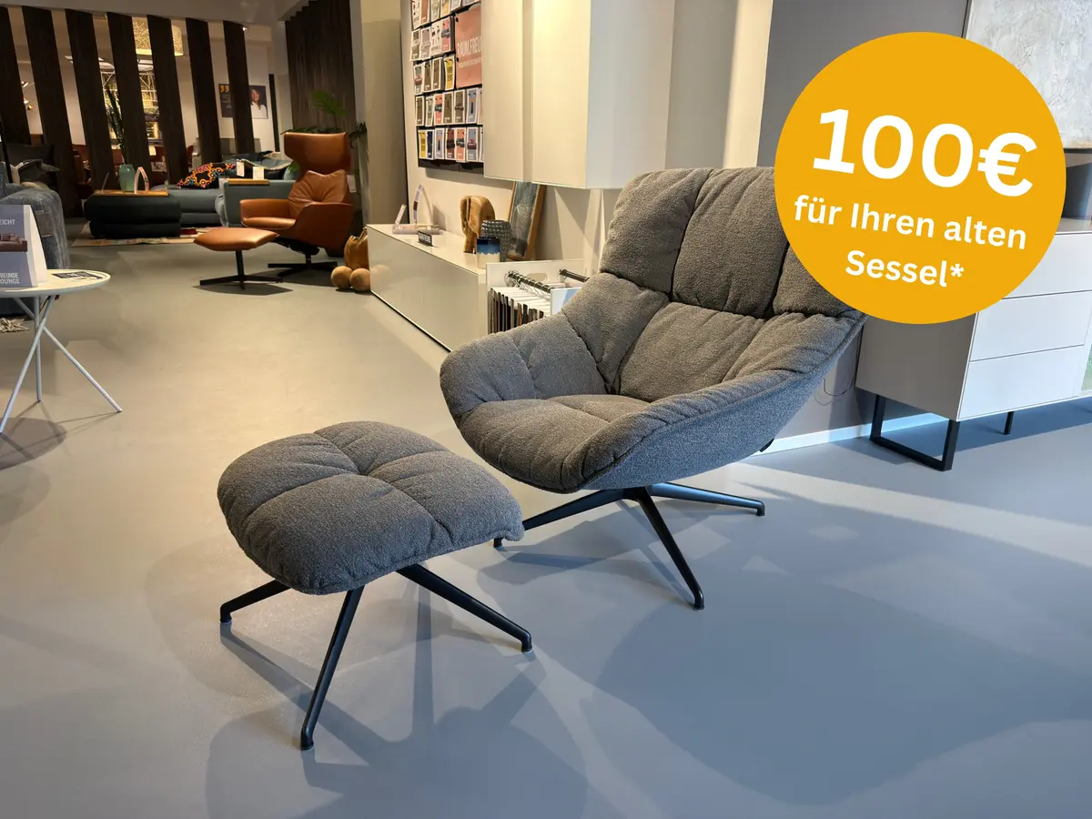 Sessel mit Hocker Unn von Raum.Freunde